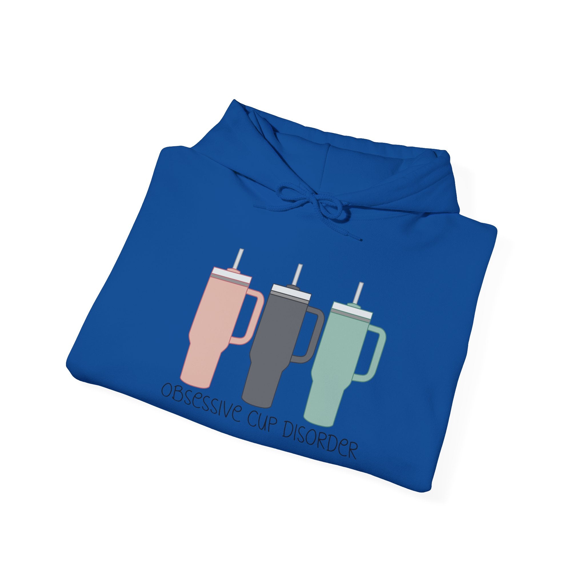 French Press Trio Hoodie — “Obsessive Cup Disorder” Coffee Lover Pullover
