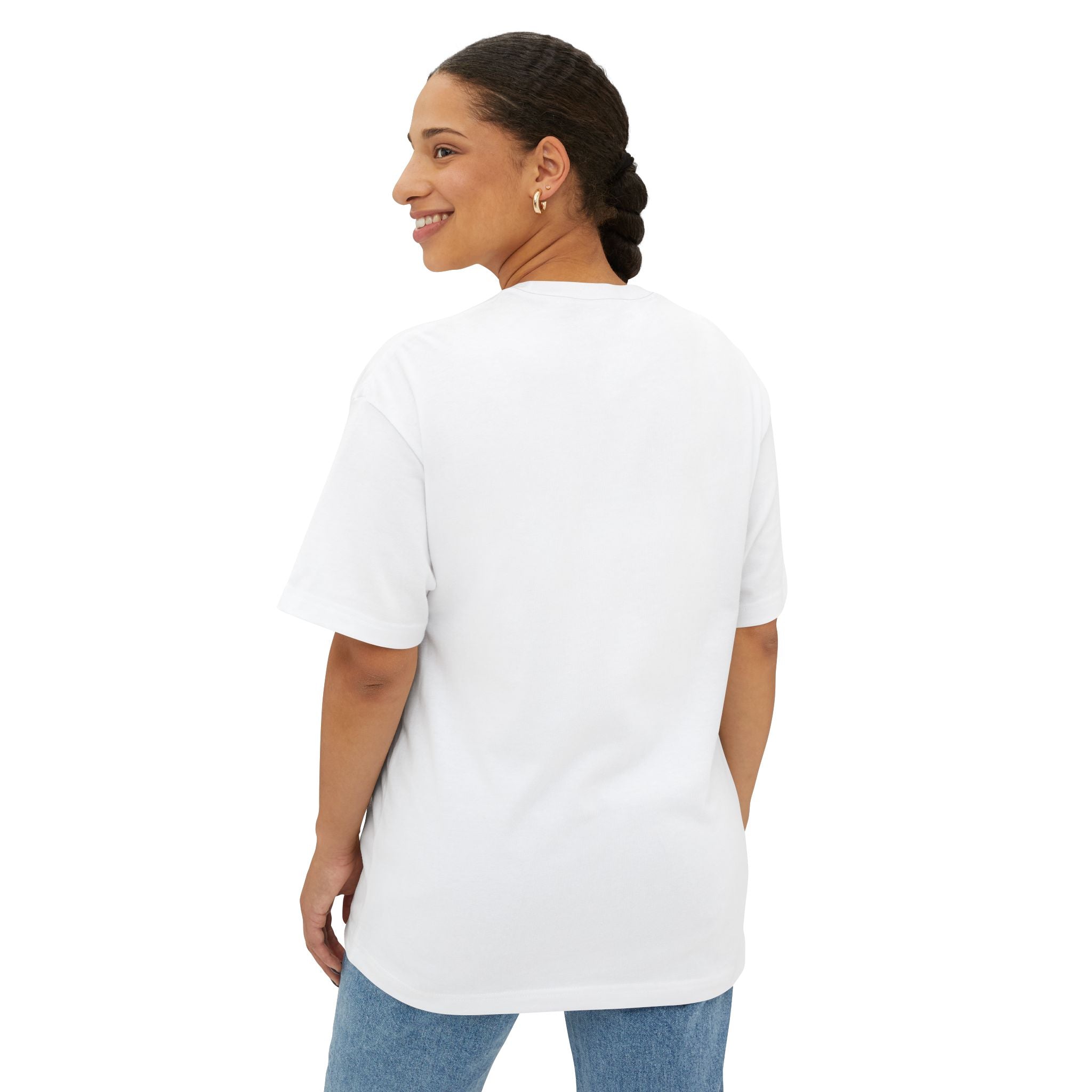 Delta Bloom Boutique Tee — Floral Triangle Logo Oversized T‑Shirt