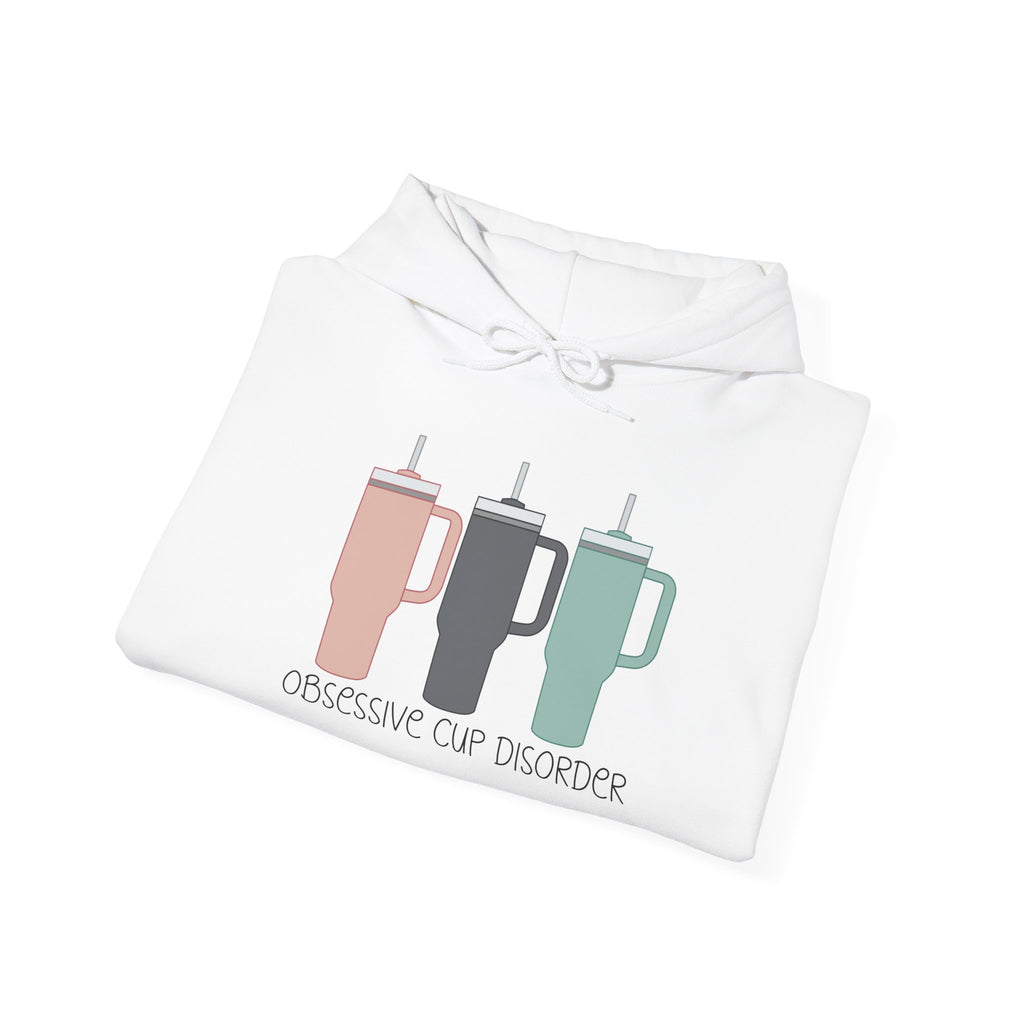 French Press Trio Hoodie — “Obsessive Cup Disorder” Coffee Lover Pullover