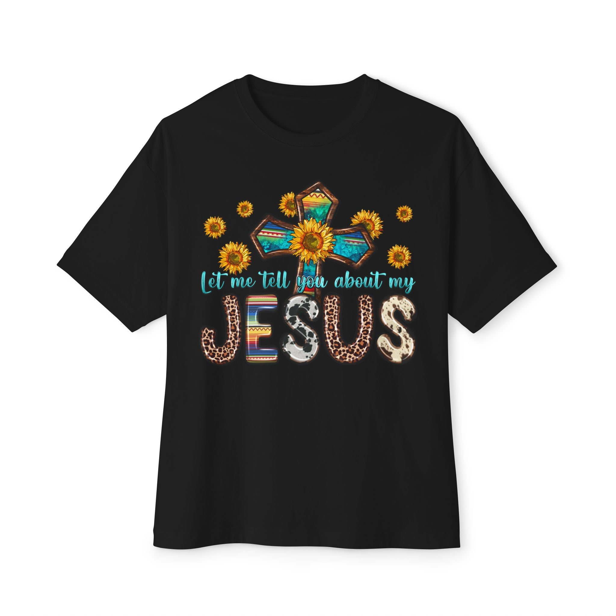 Delta Bloom Boutique Tee — Floral Triangle Logo Oversized T‑Shirt