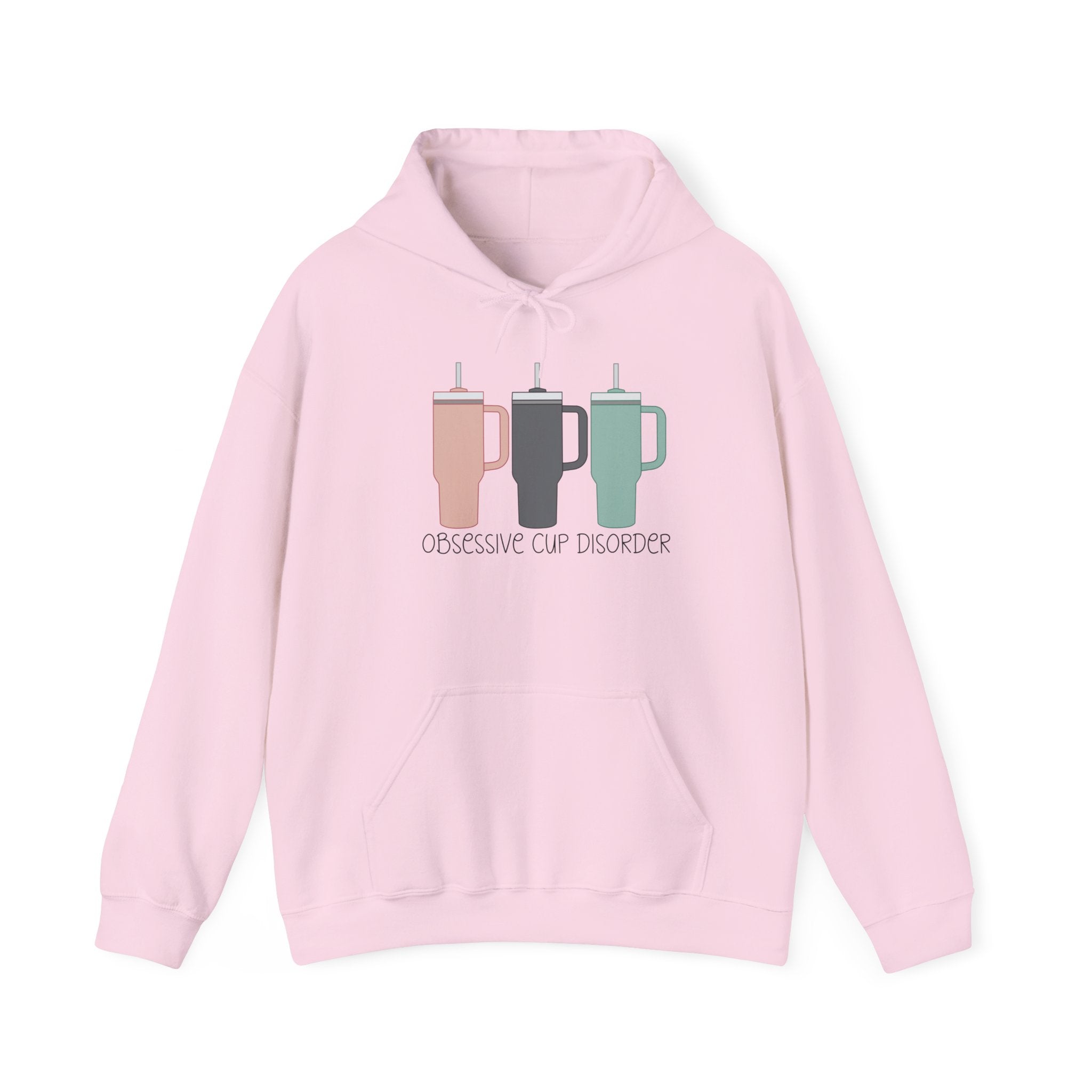French Press Trio Hoodie — “Obsessive Cup Disorder” Coffee Lover Pullover