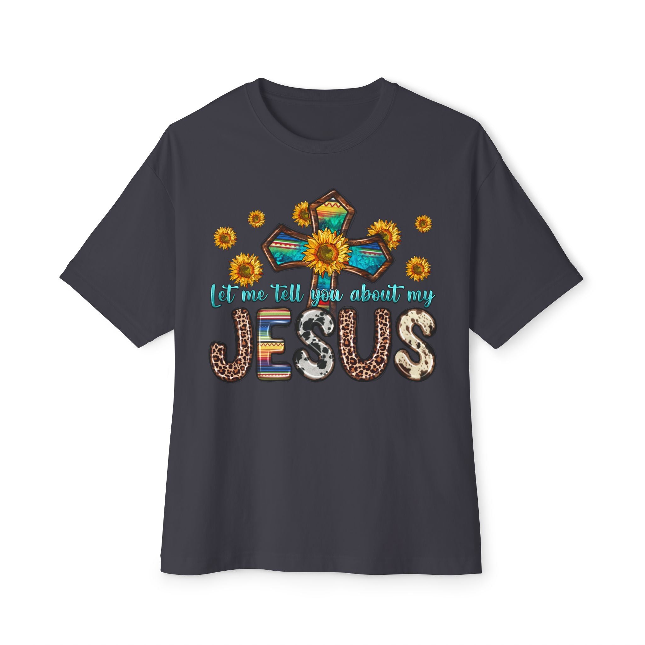 Delta Bloom Boutique Tee — Floral Triangle Logo Oversized T‑Shirt