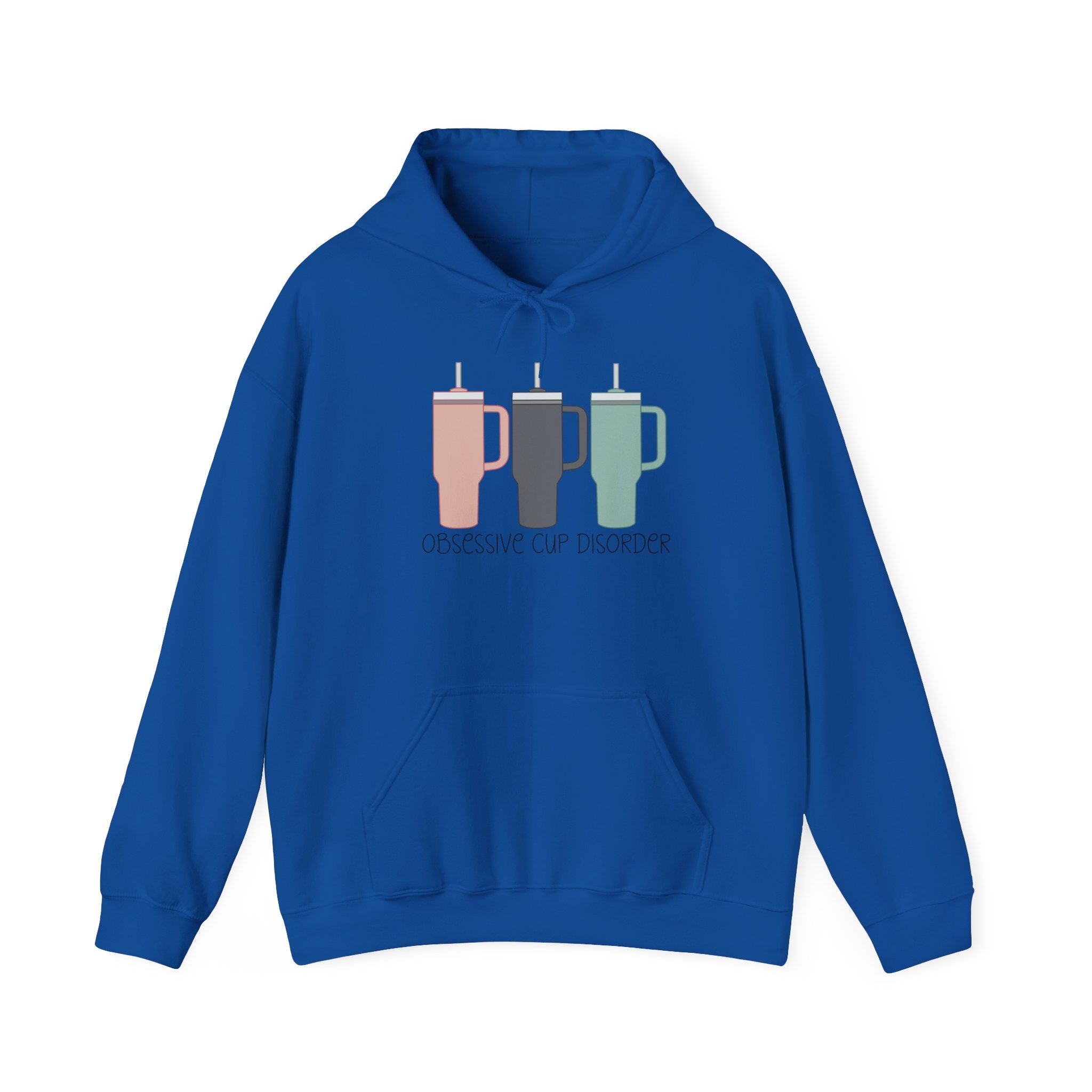 French Press Trio Hoodie — “Obsessive Cup Disorder” Coffee Lover Pullover