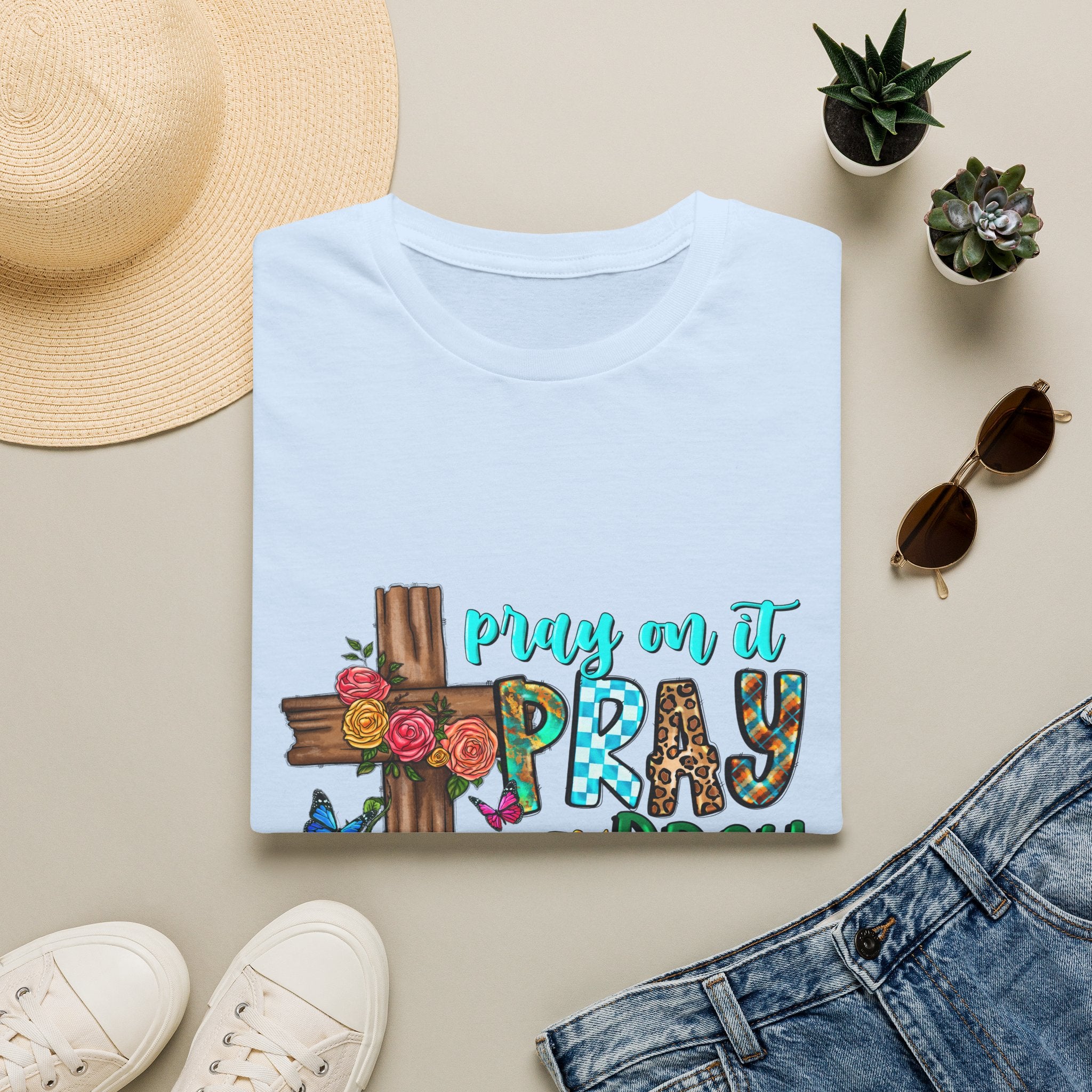 Jesus Sunflower Cross T-Shirt — It’s Me Tell You About My Jesus Graphic Tee