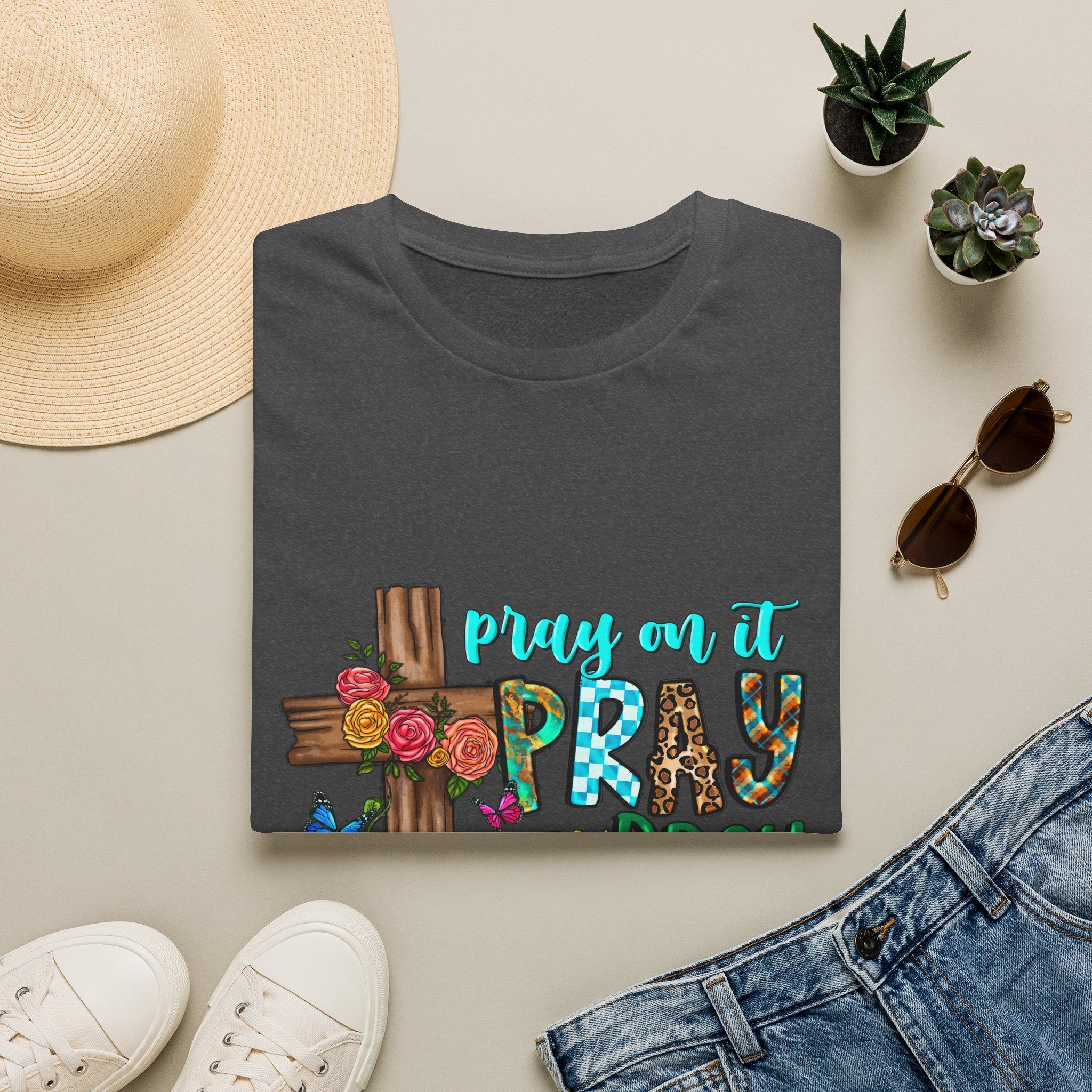 Jesus Sunflower Cross T-Shirt — It’s Me Tell You About My Jesus Graphic Tee
