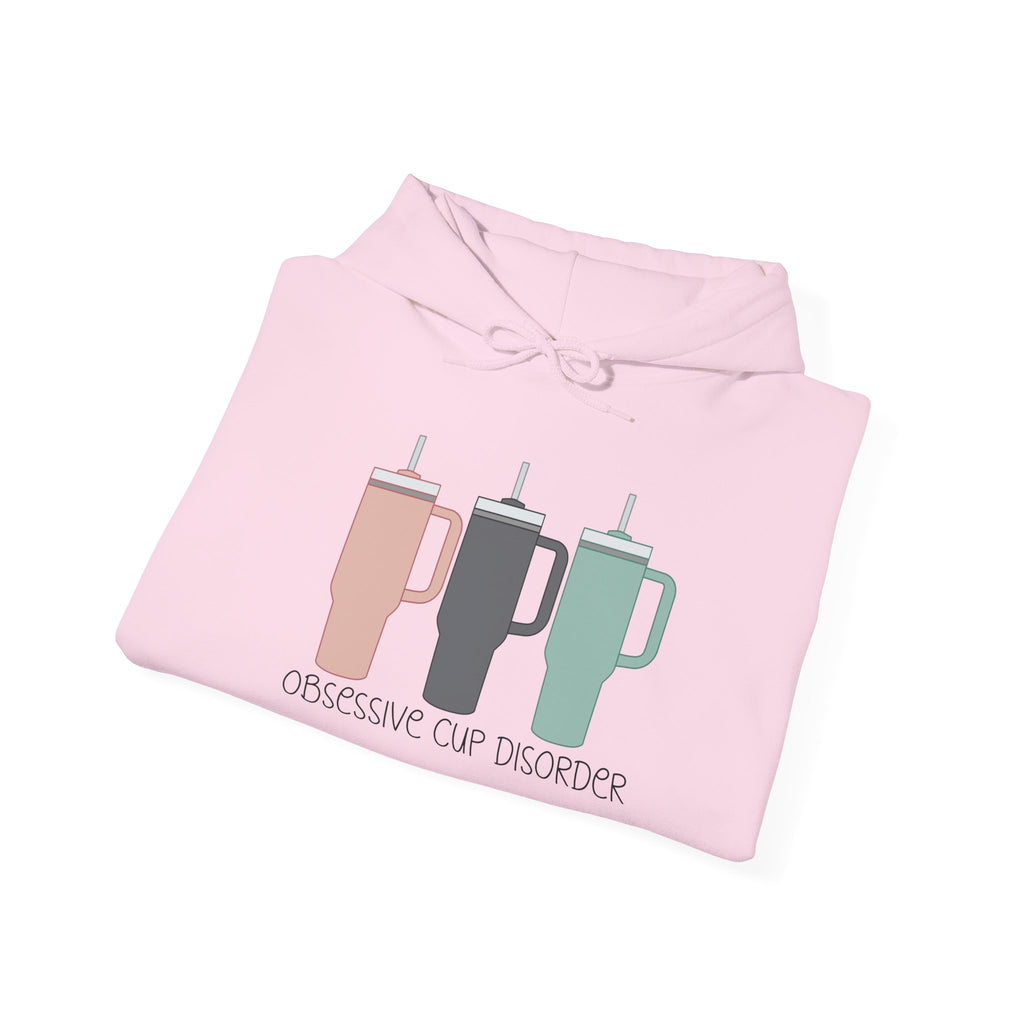 French Press Trio Hoodie — “Obsessive Cup Disorder” Coffee Lover Pullover