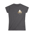 Delta Bloom Boutique Tee — Floral Triangle Logo Women's Tee