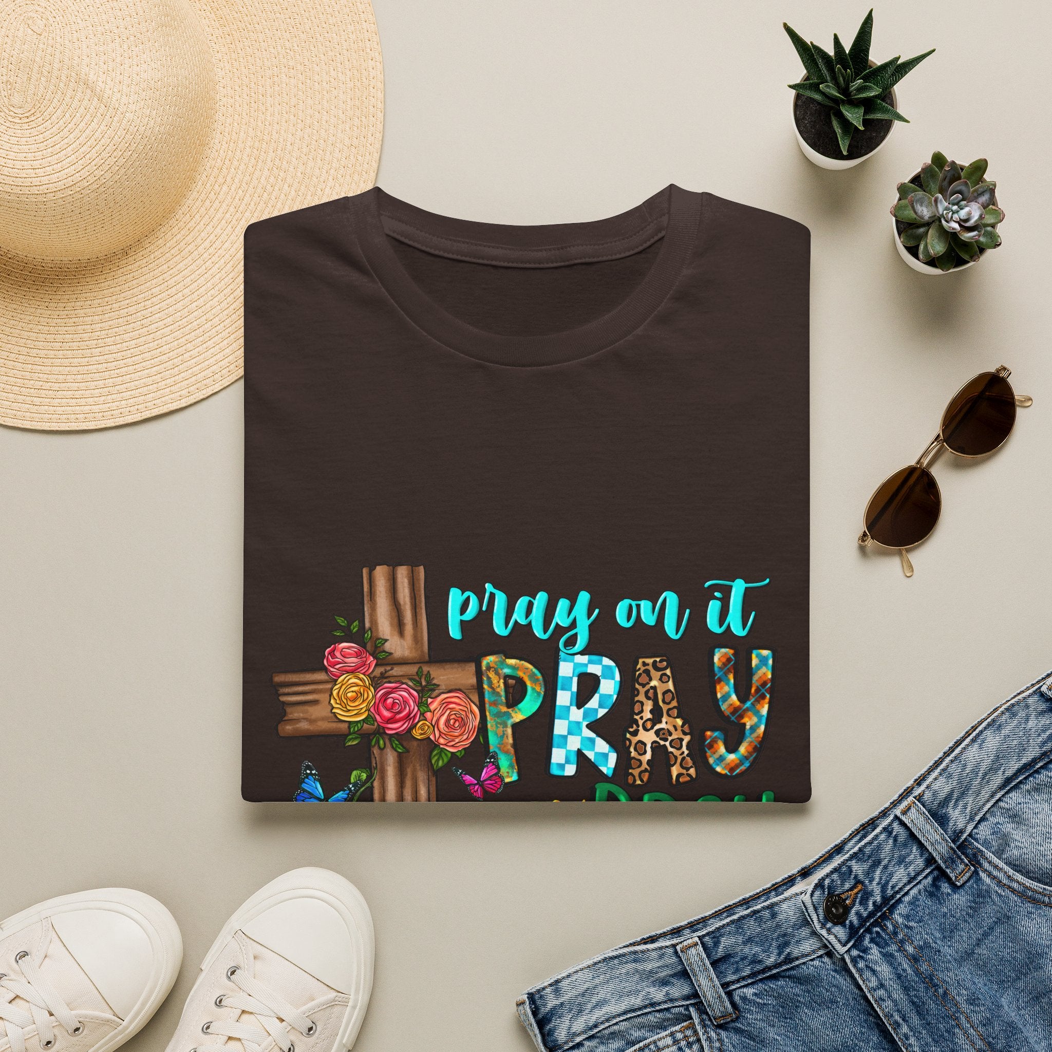 Jesus Sunflower Cross T-Shirt — It’s Me Tell You About My Jesus Graphic Tee