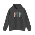 French Press Trio Hoodie — “Obsessive Cup Disorder” Coffee Lover Pullover