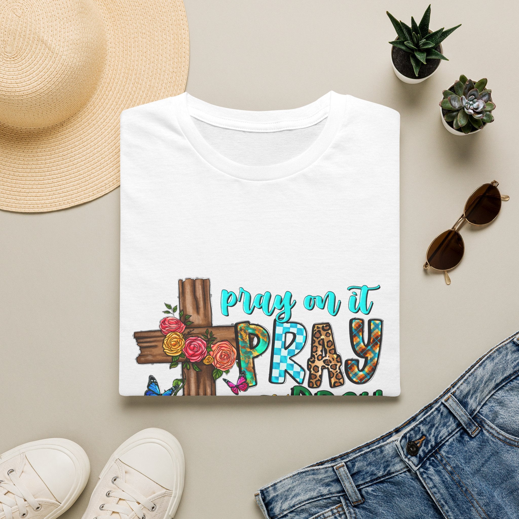 Jesus Sunflower Cross T-Shirt — It’s Me Tell You About My Jesus Graphic Tee