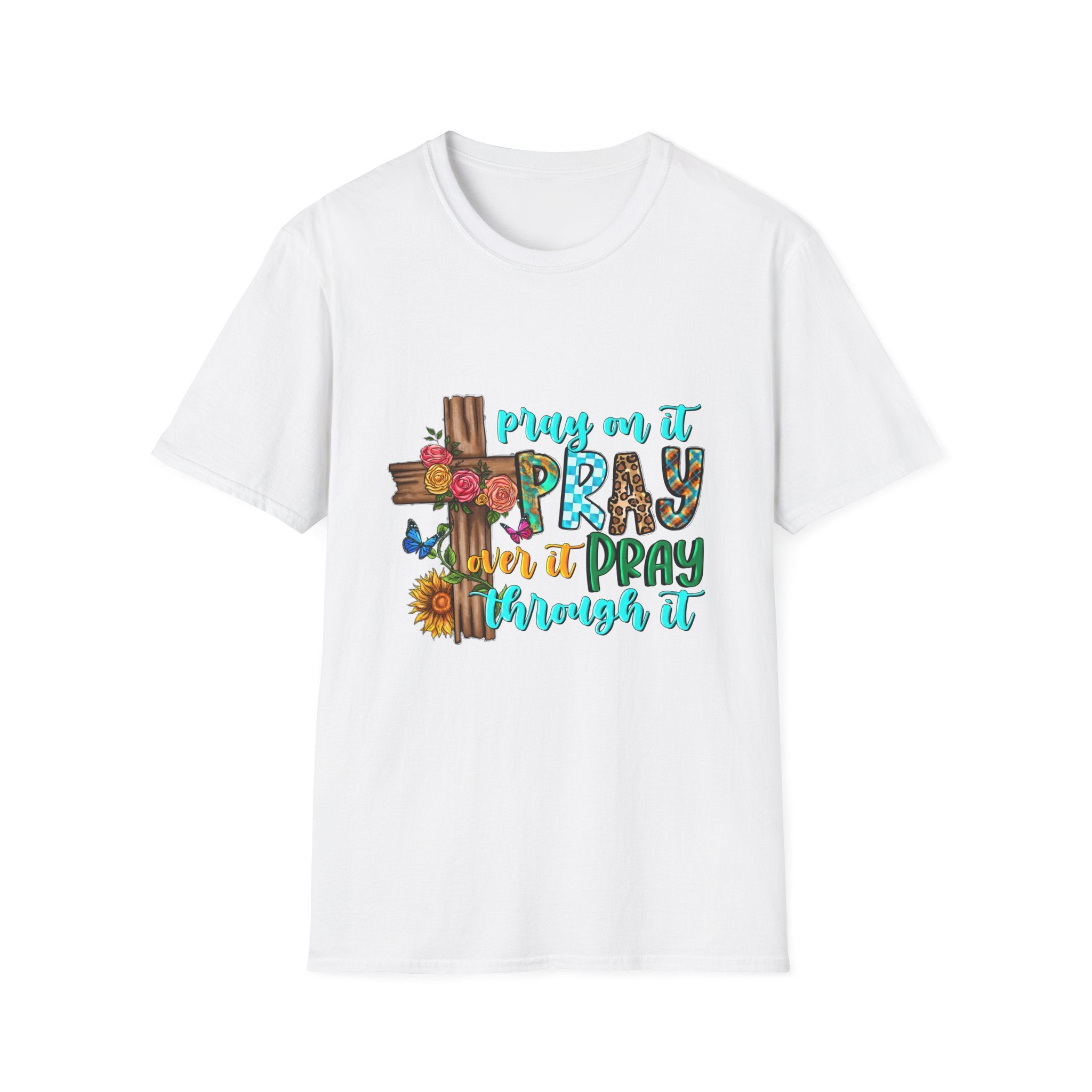 Jesus Sunflower Cross T-Shirt — It’s Me Tell You About My Jesus Graphic Tee