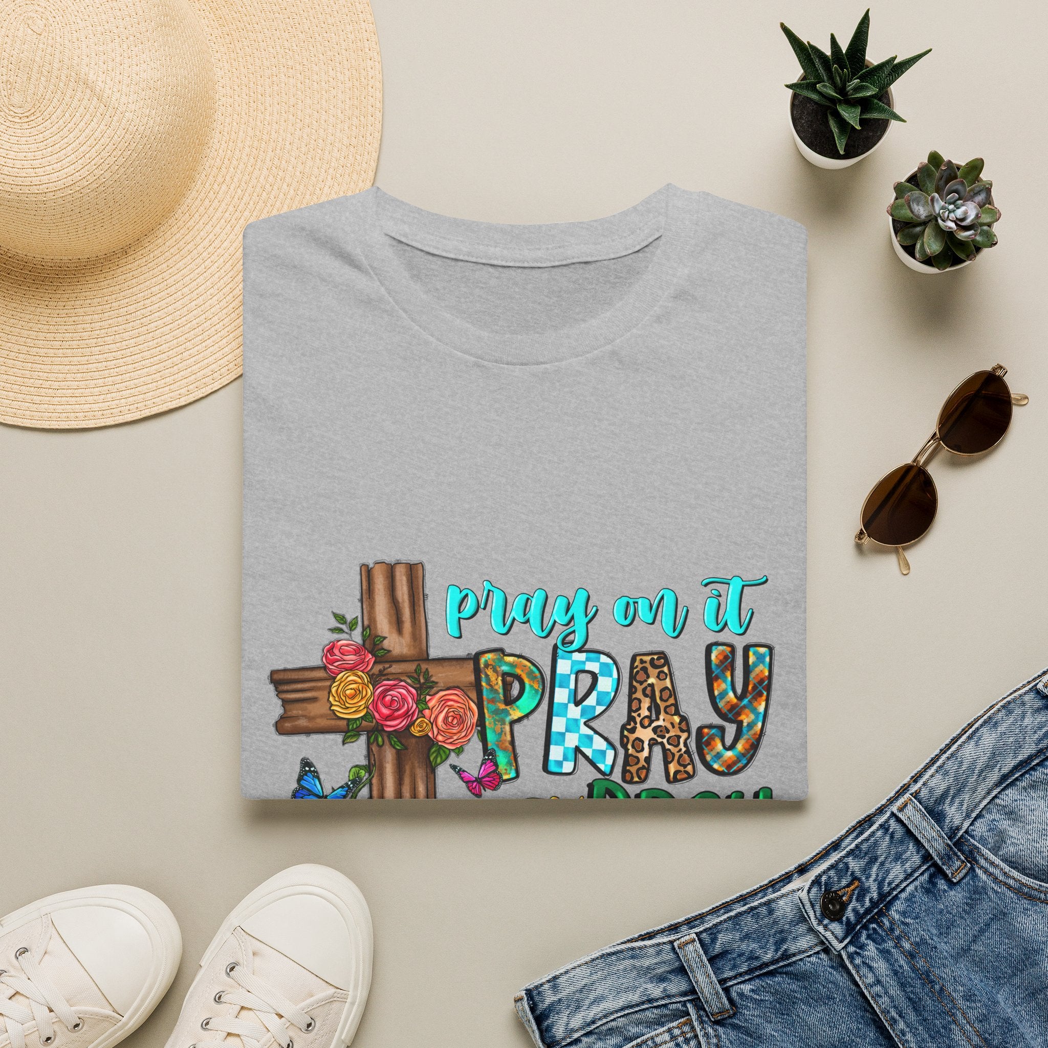 Jesus Sunflower Cross T-Shirt — It’s Me Tell You About My Jesus Graphic Tee