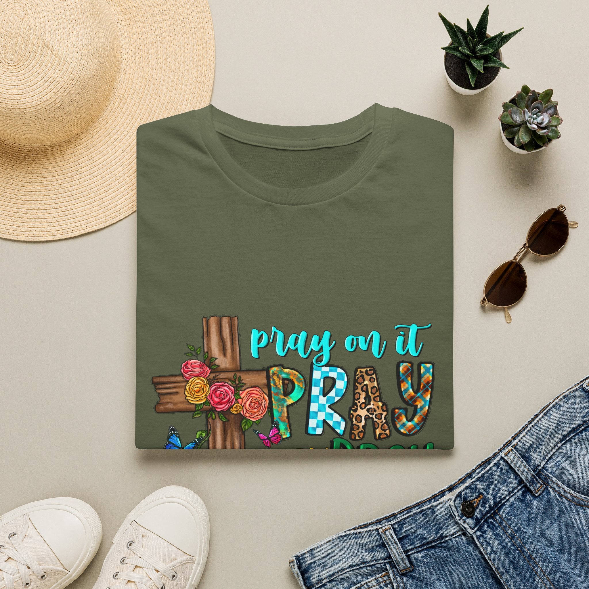 Jesus Sunflower Cross T-Shirt — It’s Me Tell You About My Jesus Graphic Tee